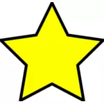 Żółta gwiazda obrazu