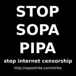 Vektor-Cliparts von stop Internet-Zensur-Quadrat-Zeichen