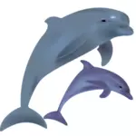 To delfiner