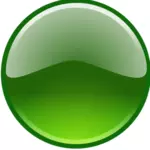 Green glossy button