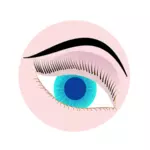 Ochi albastru ilustrare