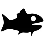 صورة ظلية للأسماك