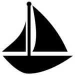 Perahu layar siluet