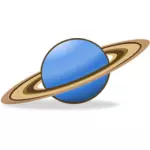 Imágenes Prediseñadas Vector del planeta icono Saturno