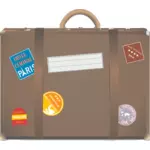 Ilustraţie de vector valiza de călătorie