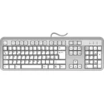 Italian keyboard vector image