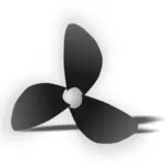 Vector illustration of propeller