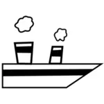 Desene animate nava grafică vectorială