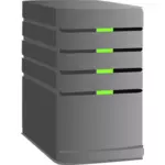 Computer server vector afbeelding
