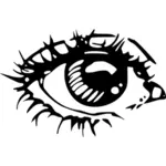 Animated eye image
