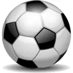Imágenes Prediseñadas Vector de pelota de futbol con reflejos