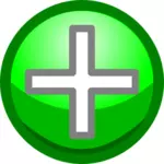 Grüne plus -symbol