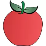 Clipart vectoriels de deux feuilles d'apple