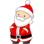 Attack the Tower game Santa Claus vector illustration