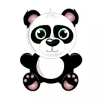 Panda bambino vettoriale