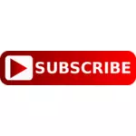 Video channel subscribe vector button