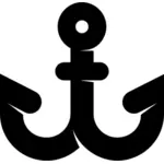 Kotwica ikona znak wektorowa