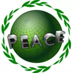 Fred verden vector illustrasjon