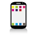 Kleurrijke smartphone vector mage