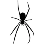 単一の ant のシルエット ベクトル画像