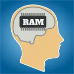 ناقلات التوضيح من الدماغ البشري كذاكرة RAM