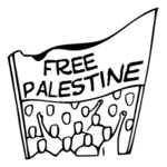 Free Palestine Banner Vector