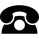 Traditional telephone vector image