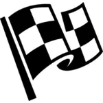 ClipArt vettoriali di pittogramma bandiera a scacchi
