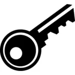 Vektorové ilustrace klíčových piktogram dveře