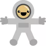 Cartoon-astronaut