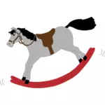 Vectorul miniaturi de balansoar horse