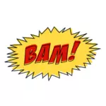 विंटेज कॉमिक BAM ध्वनि प्रभाव