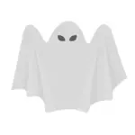Scary white ghost