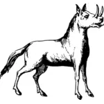 Rhinoceros vector illustration