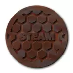 Steam manhole cover