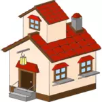 Isometric house vector image