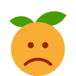 Üzgün portakal