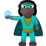 Aqua hrdina vektorový obrázek
