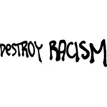 Rassismus-Bild zerstören