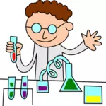 実験室の化学者