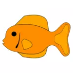 Oransje fisk vektor image