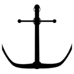 Anchor vector silhouette