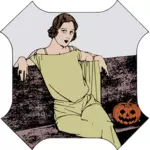 Halloween lady image