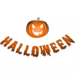 Logo Halloween orange