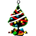 شجرة عيد الميلاد مع الهدايا