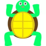 Grüne Schildkröte-Vektor-Bild