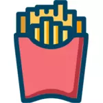 Immagine di vettore di patatine fritte