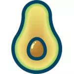 Pezzo dell'avocado