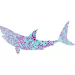 Žralok s barevnými tečkami