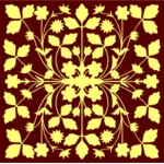 Image vectorielle mosaïque florale